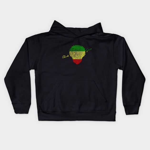 Jah Colours Kids Hoodie by Chambagoto